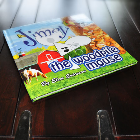 Jimey The Woodpile Mouse hardcover book